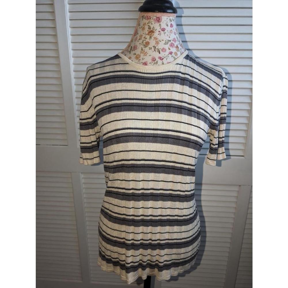 Geoffrey Beene vintage silk knit t-shirt
